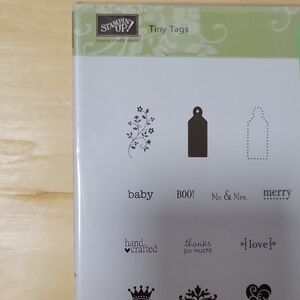 Stampin' Up! Tiny Tags Stamp Set